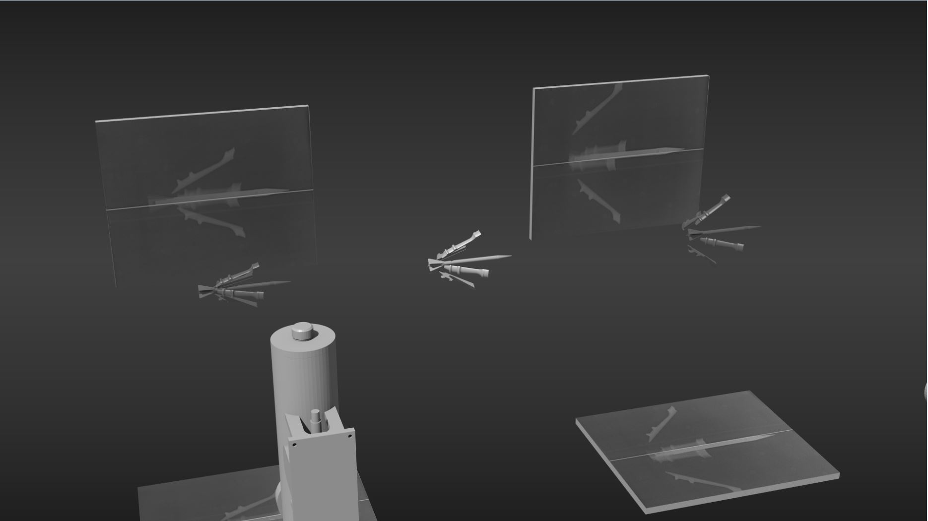 Dynamics of sabot separation of a model projectile. 